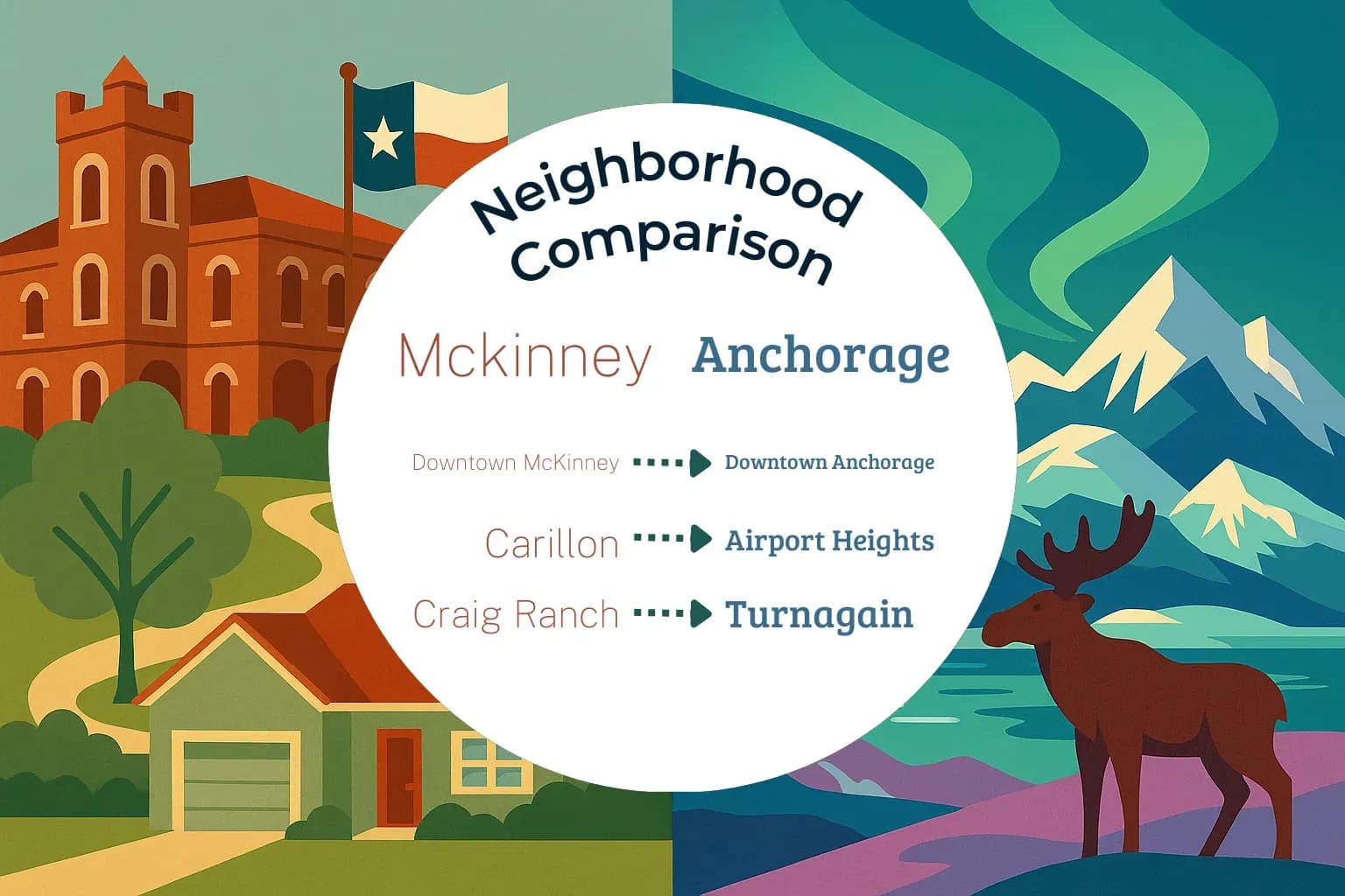 Mckinney vs Anchorage Neighborhood Comparison