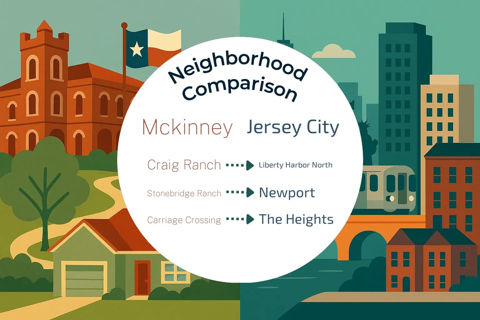 Mckinney vs Jersey City Neighborhood Comparison