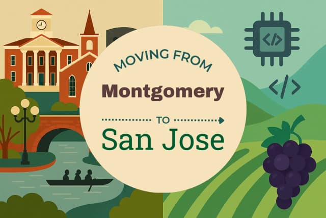 Moving from Montgomery to San Jose