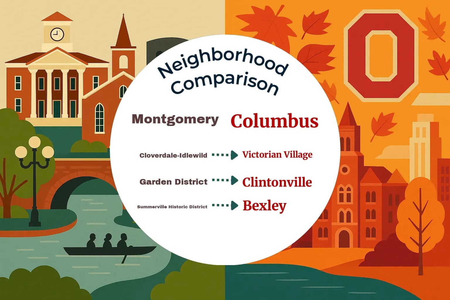 Montgomery vs Columbus Neighborhood Comparison