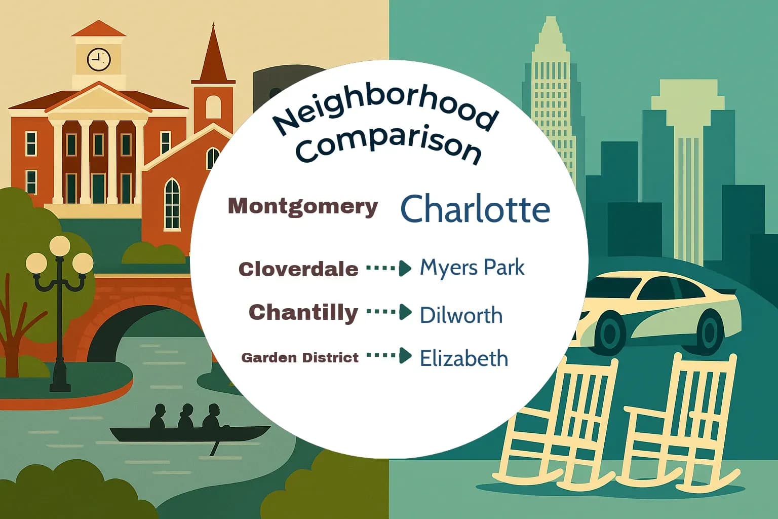Montgomery vs Charlotte Neighborhood Comparison