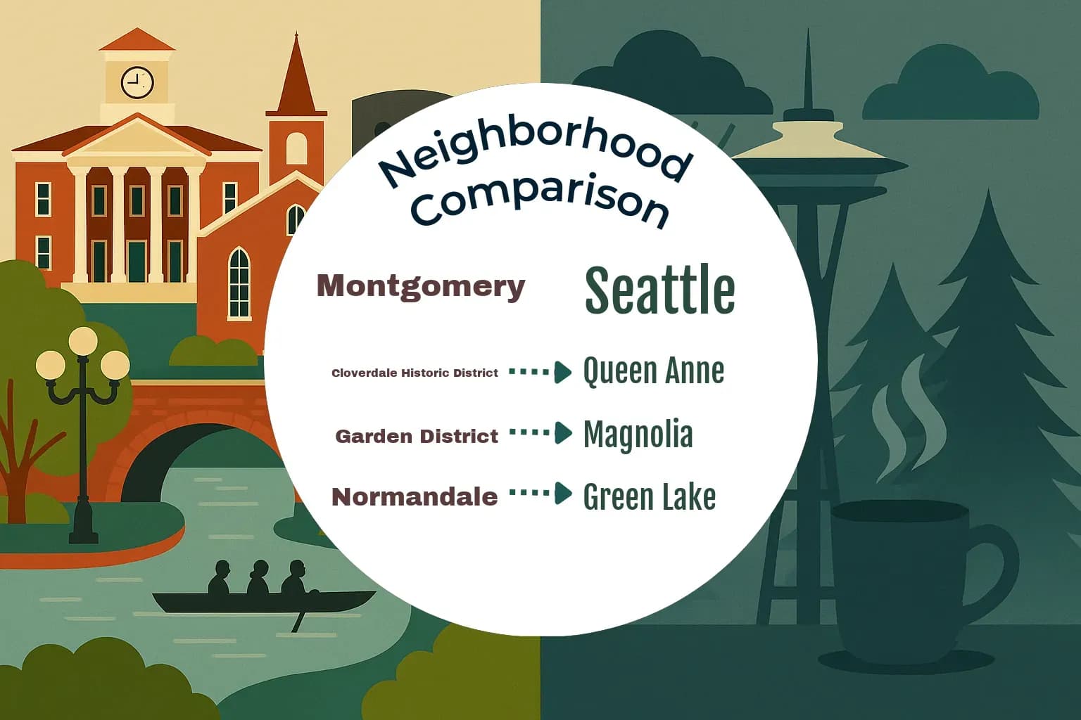 Montgomery vs Seattle Neighborhood Comparison