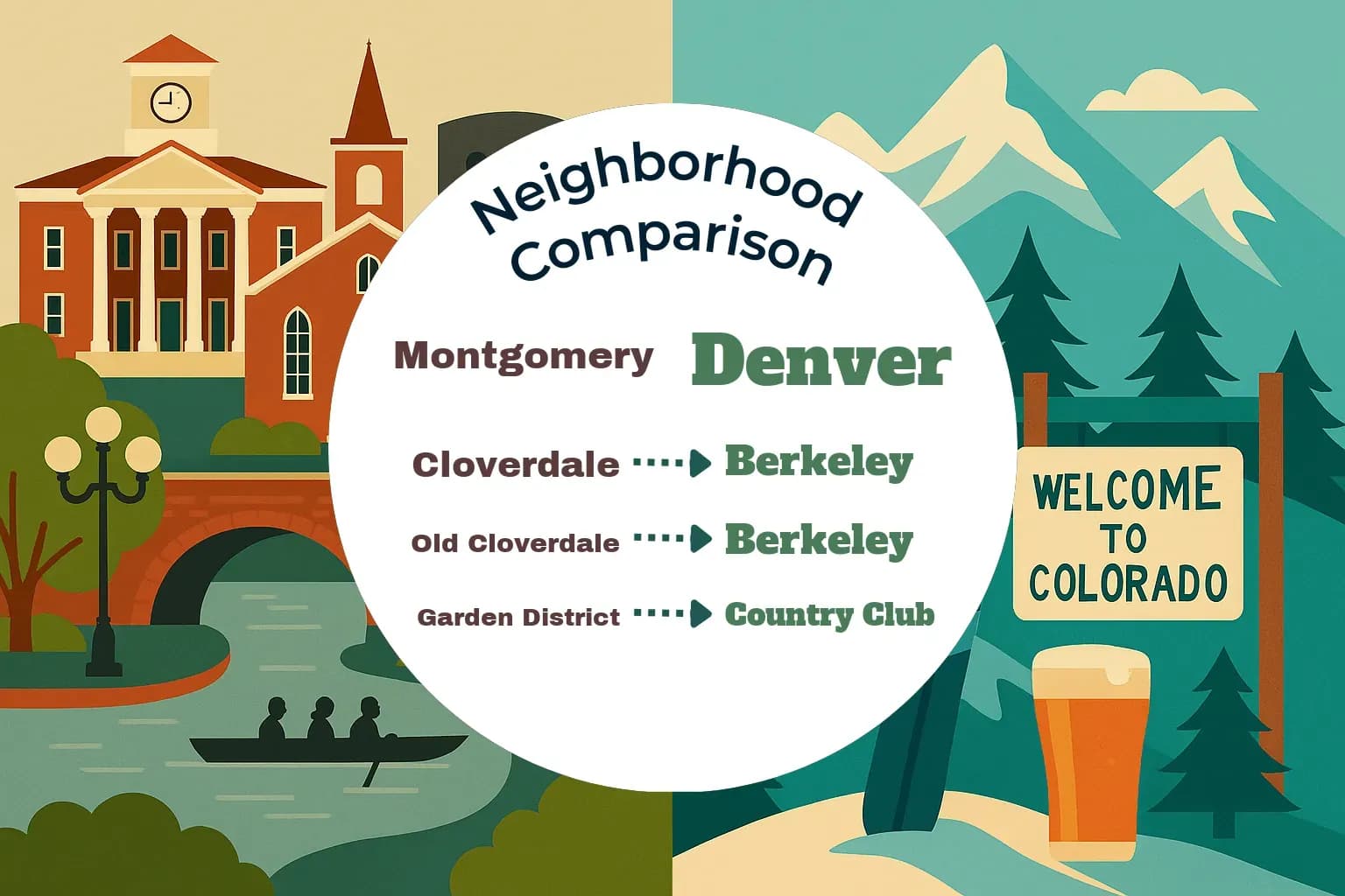 Montgomery vs Denver Neighborhood Comparison