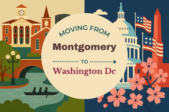 Moving from Montgomery to Washington DC
