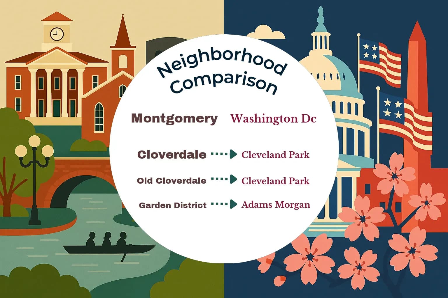 Montgomery vs Washington DC Neighborhood Comparison