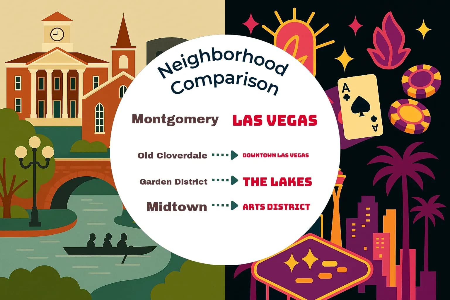 Montgomery vs Las Vegas Neighborhood Comparison