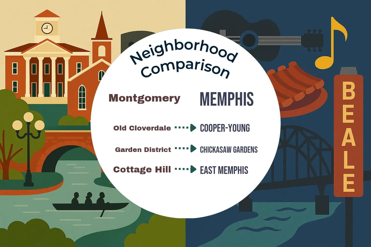 Montgomery vs Memphis Neighborhood Comparison