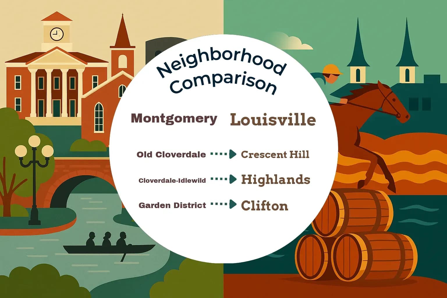 Montgomery vs Louisville Neighborhood Comparison