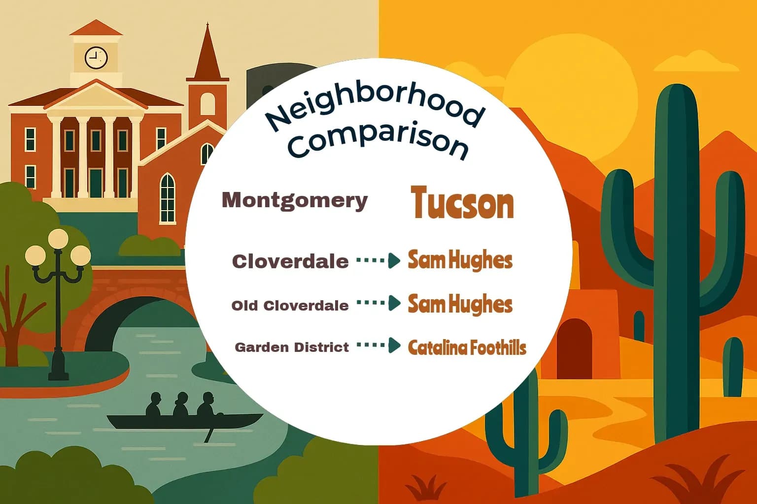Montgomery vs Tucson Neighborhood Comparison