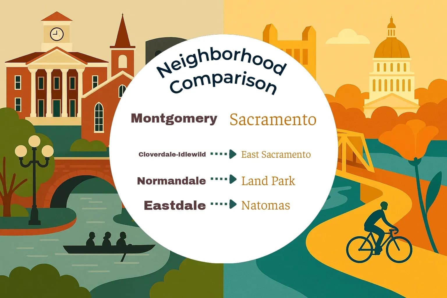 Montgomery vs Sacramento Neighborhood Comparison