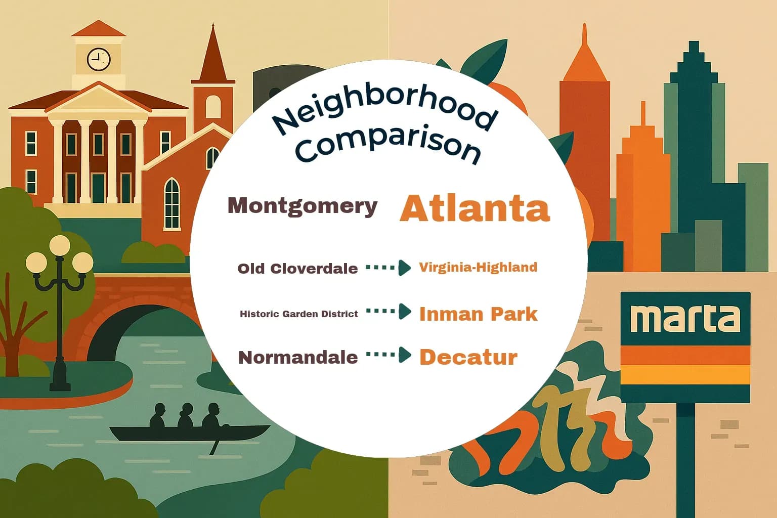 Montgomery vs Atlanta Neighborhood Comparison
