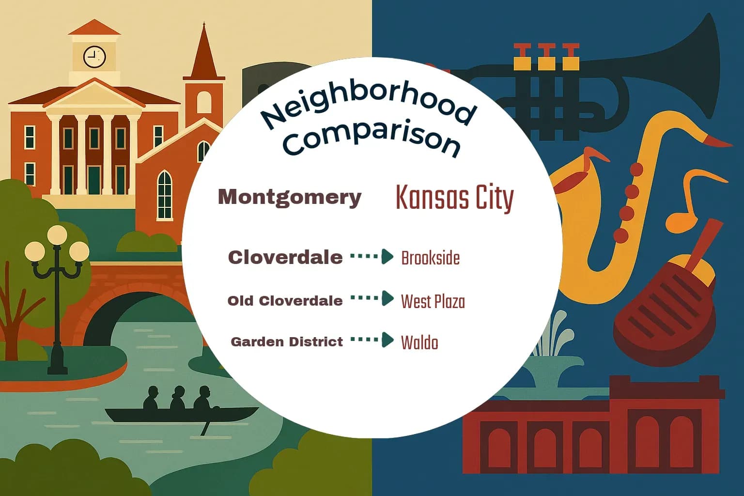 Montgomery vs Kansas City Neighborhood Comparison