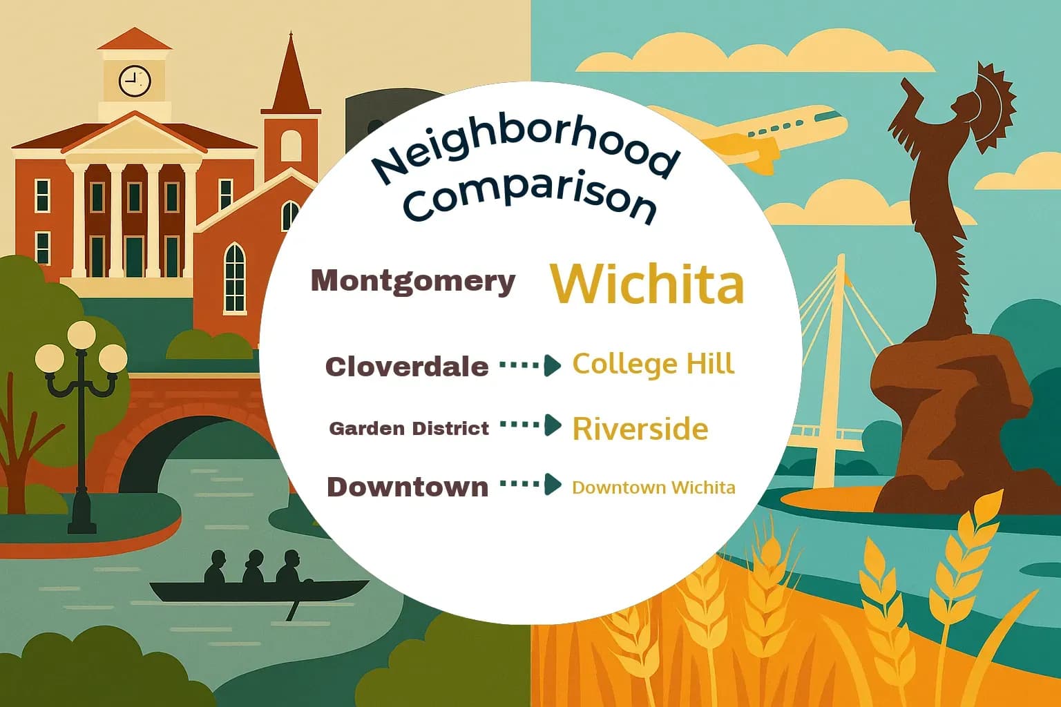 Montgomery vs Wichita Neighborhood Comparison