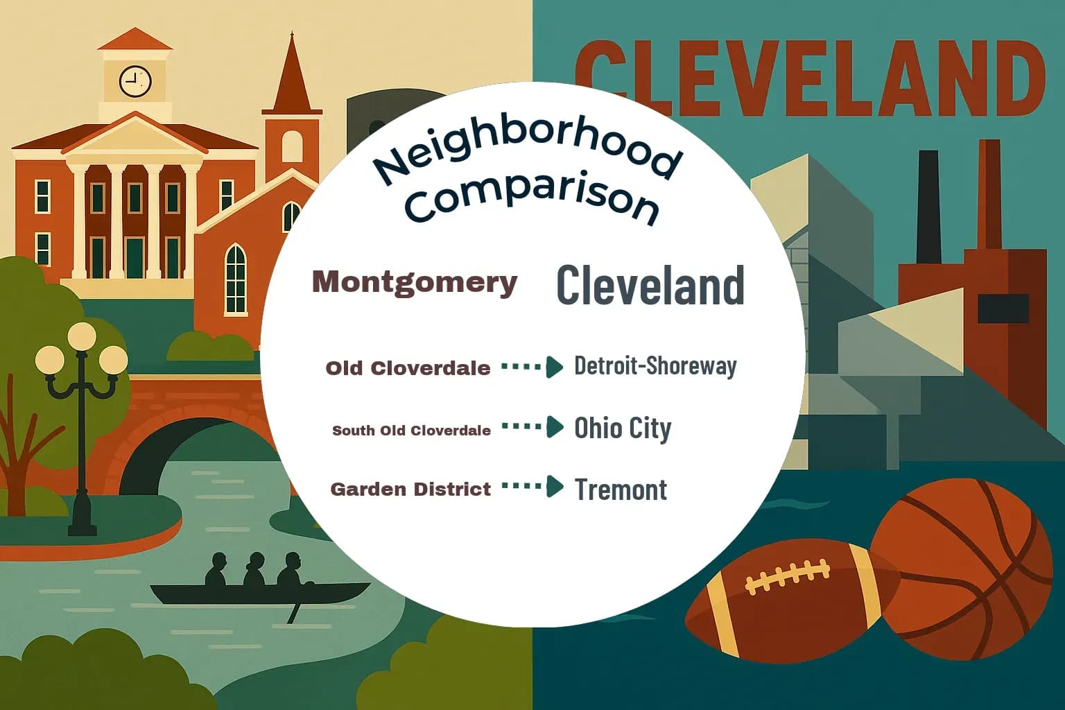 Montgomery vs Cleveland Neighborhood Comparison