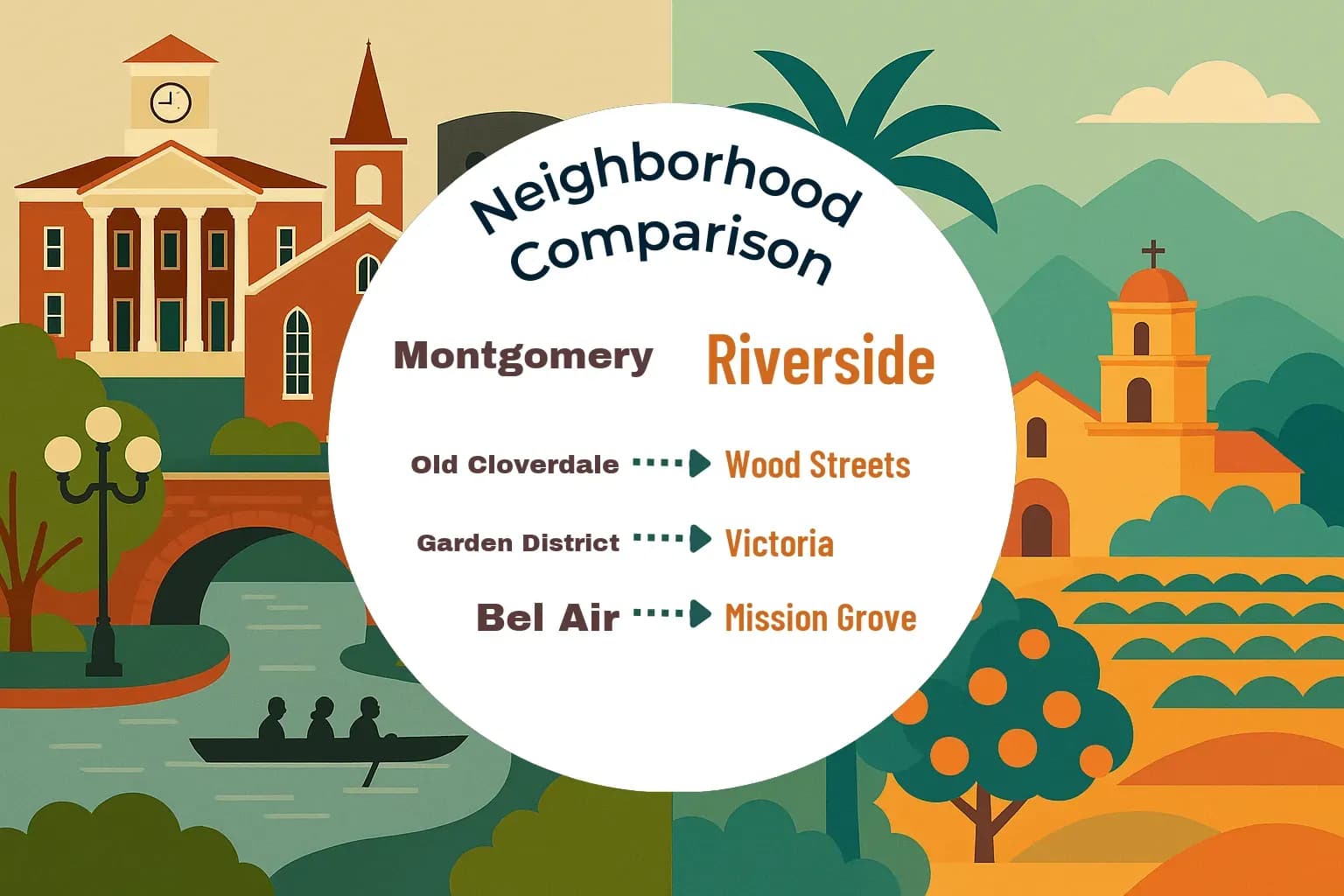 Montgomery vs Riverside Neighborhood Comparison