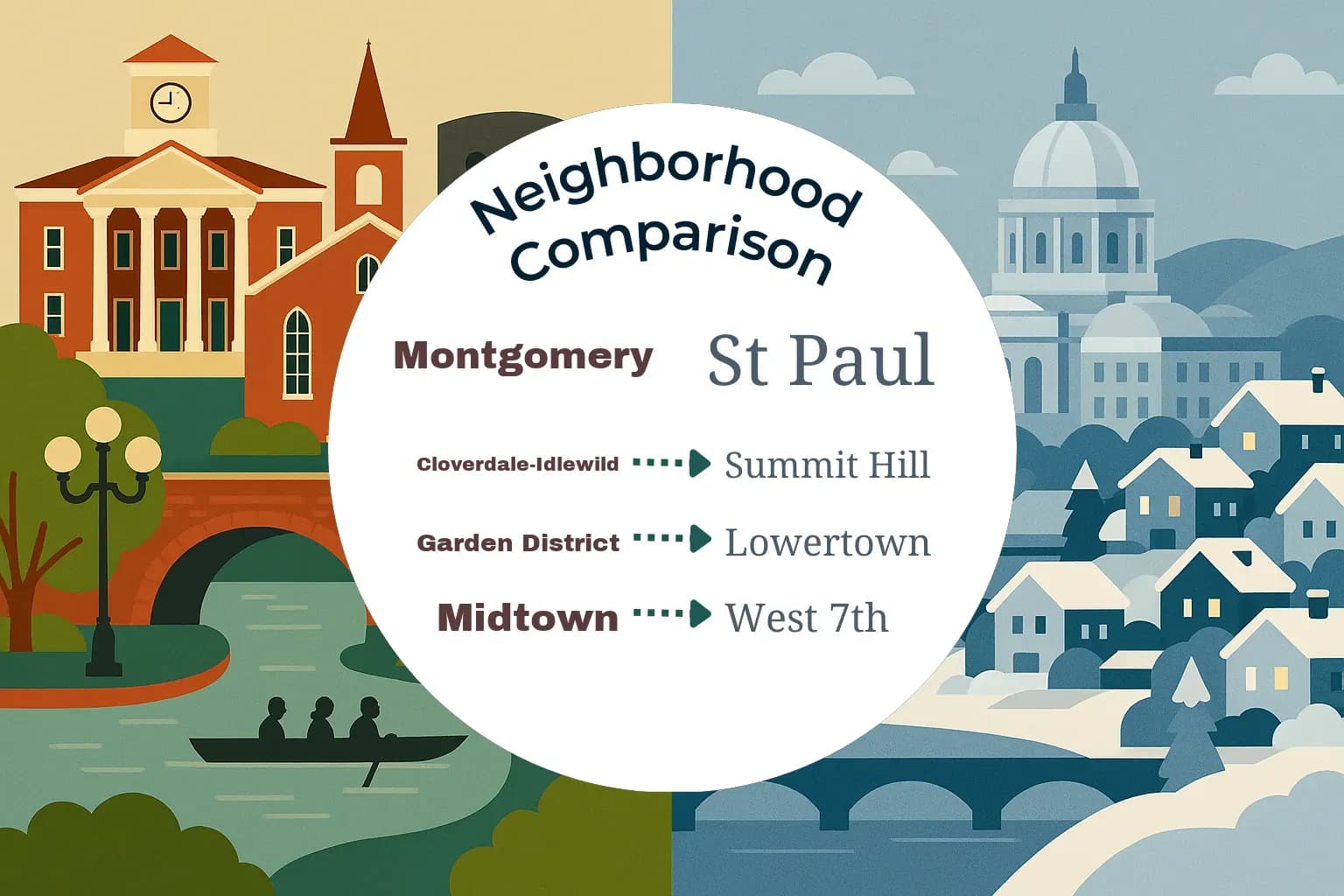Montgomery vs St. Paul Neighborhood Comparison
