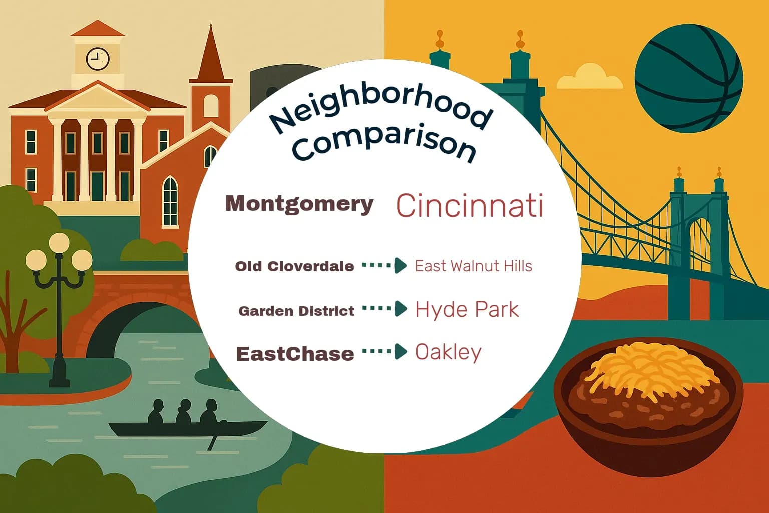 Montgomery vs Cincinnati Neighborhood Comparison