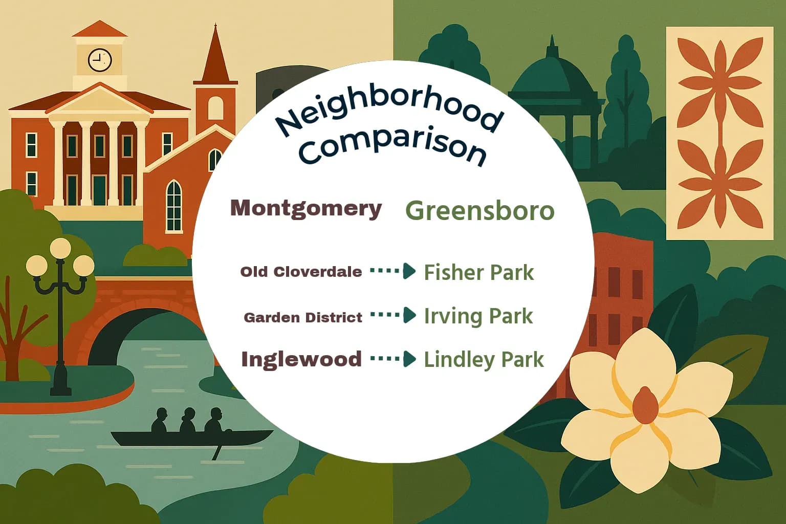 Montgomery vs Greensboro Neighborhood Comparison