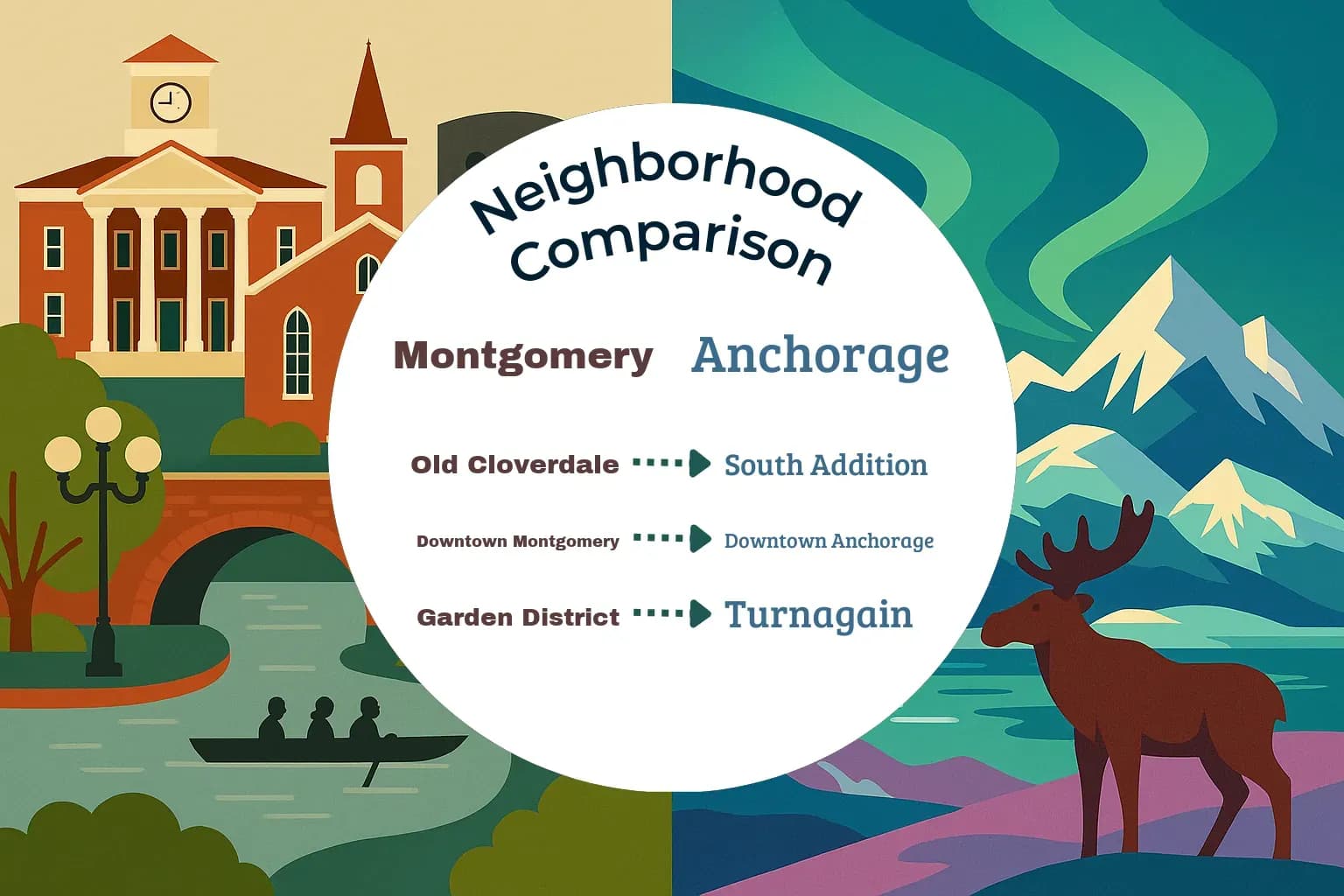 Montgomery vs Anchorage Neighborhood Comparison