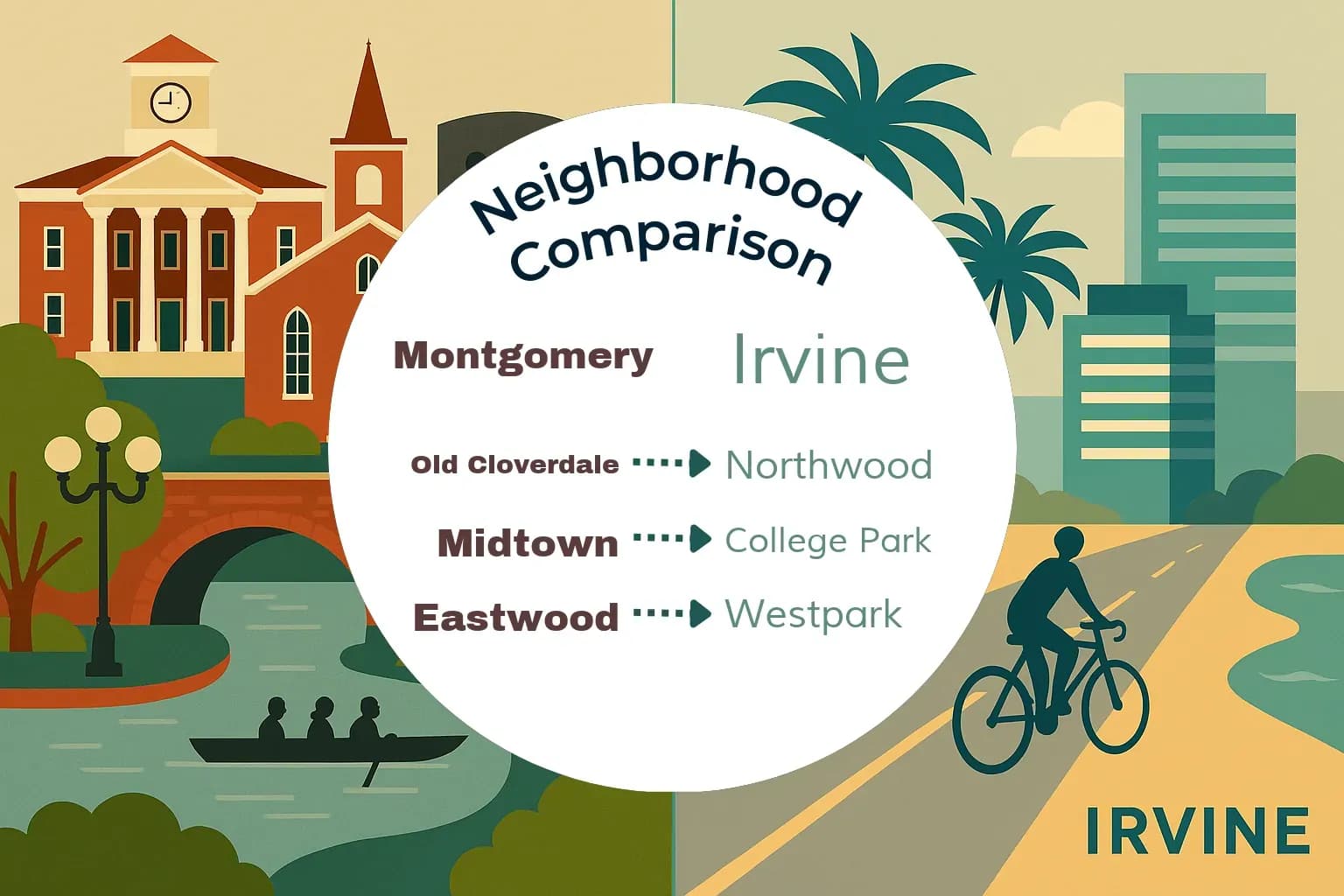 Montgomery vs Irvine Neighborhood Comparison