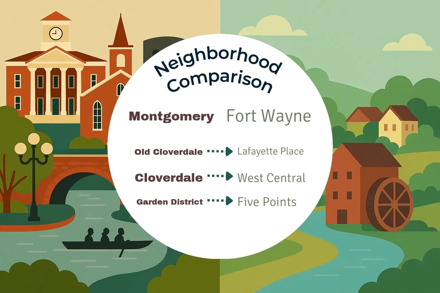 Montgomery vs Fort Wayne Neighborhood Comparison
