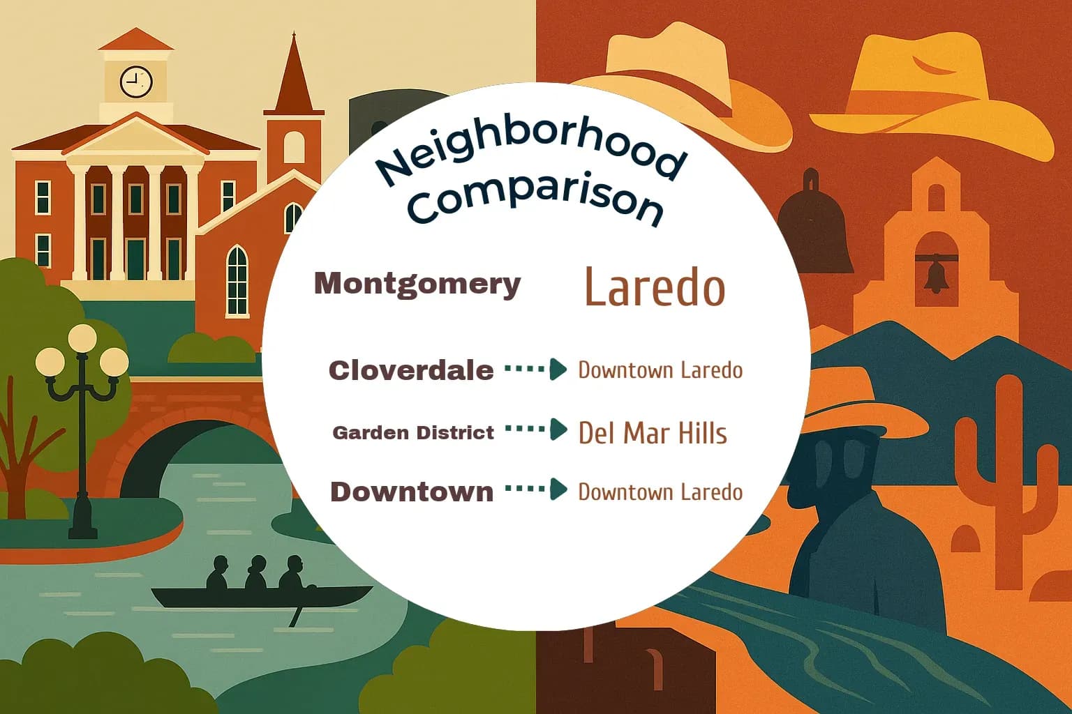 Montgomery vs Laredo Neighborhood Comparison