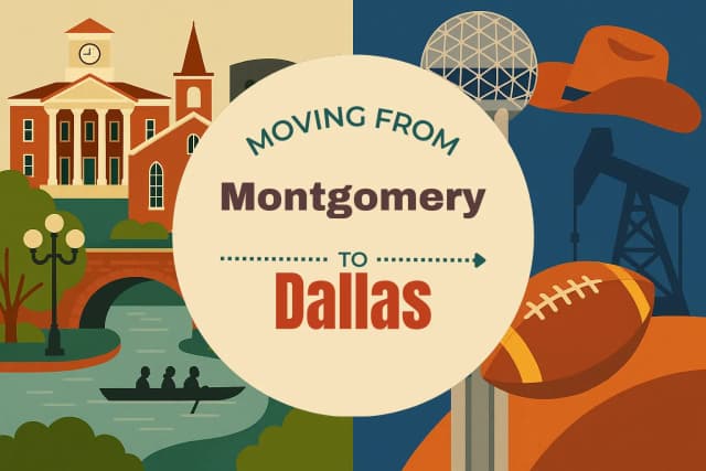 Moving from Montgomery to Dallas