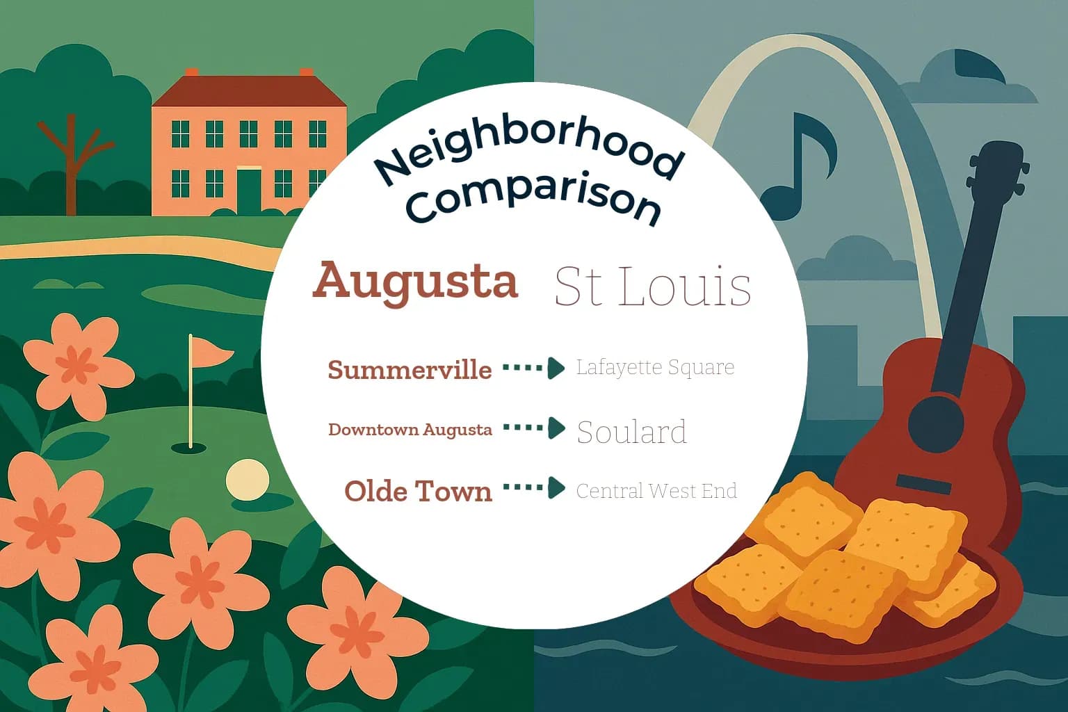 Augusta vs St. Louis Neighborhood Comparison
