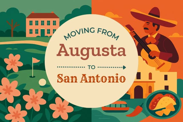 Moving from Augusta to San Antonio