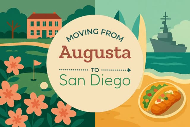 Moving from Augusta to San Diego