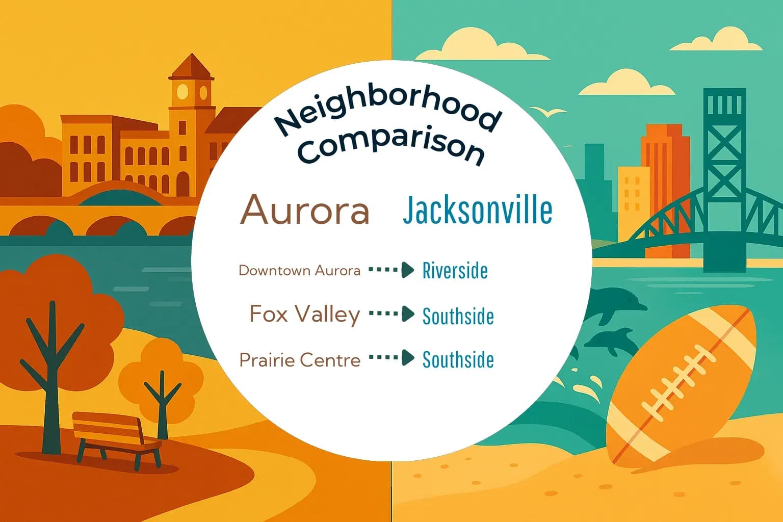 Aurora vs Jacksonville Neighborhood Comparison