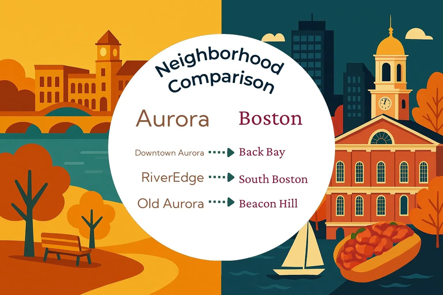 Aurora vs Boston Neighborhood Comparison