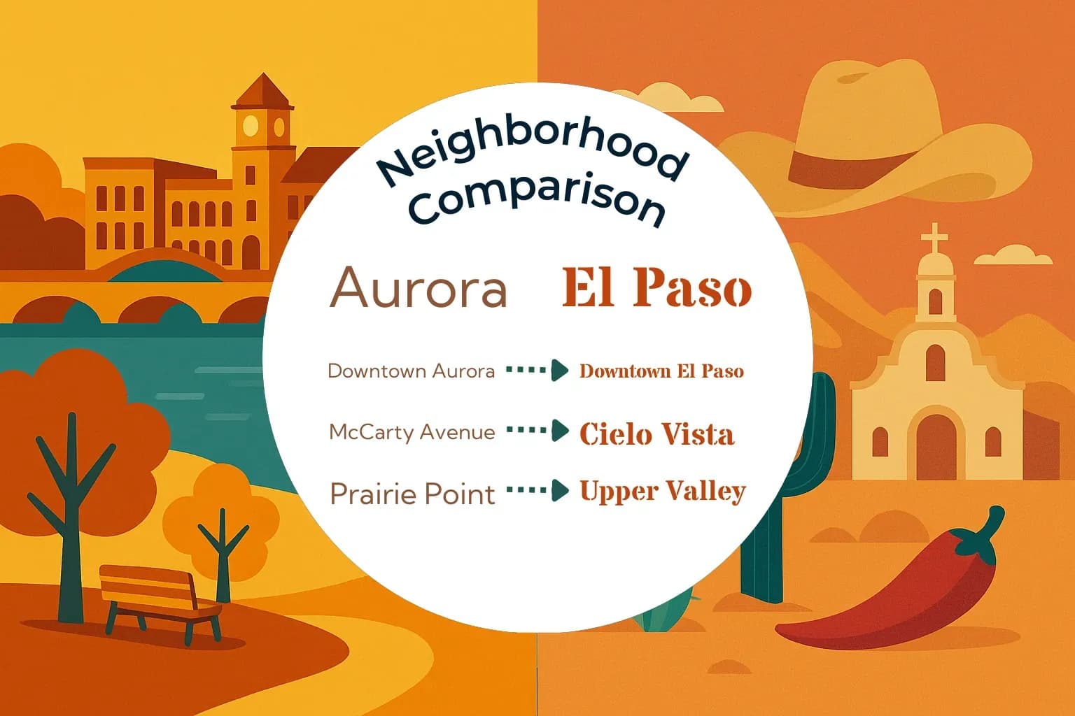 Aurora vs El Paso Neighborhood Comparison