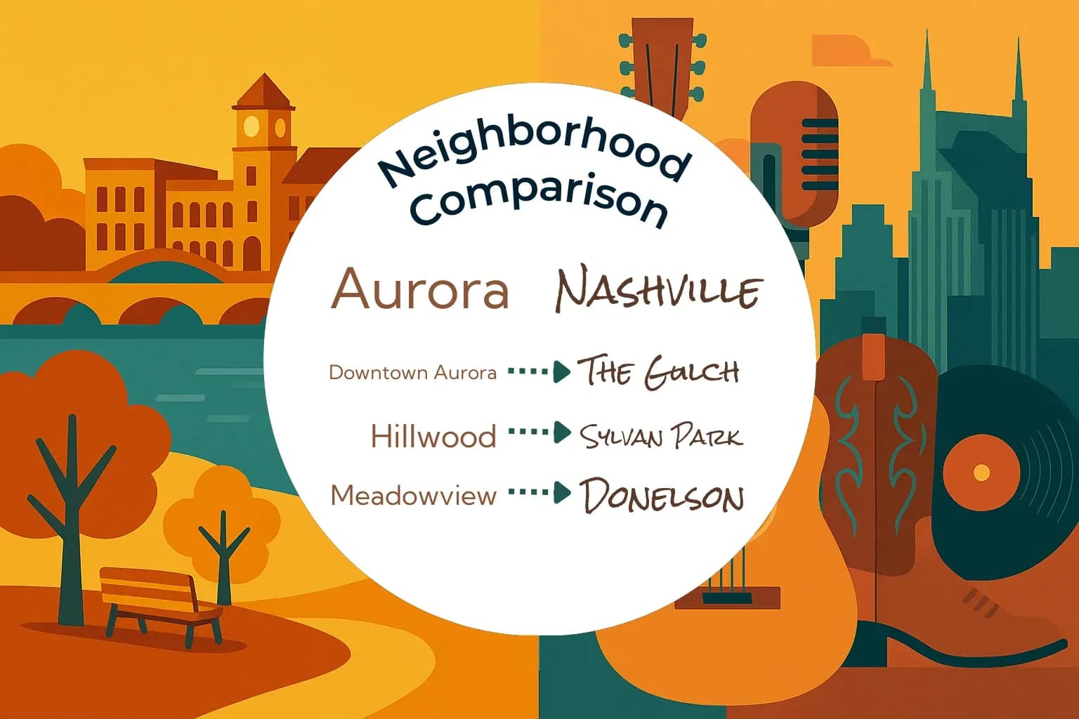 Aurora vs Nashville Neighborhood Comparison
