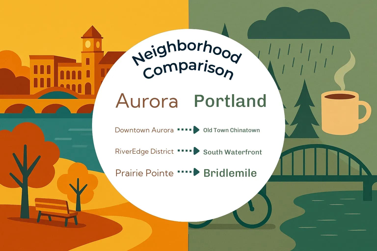 Aurora vs Portland Neighborhood Comparison