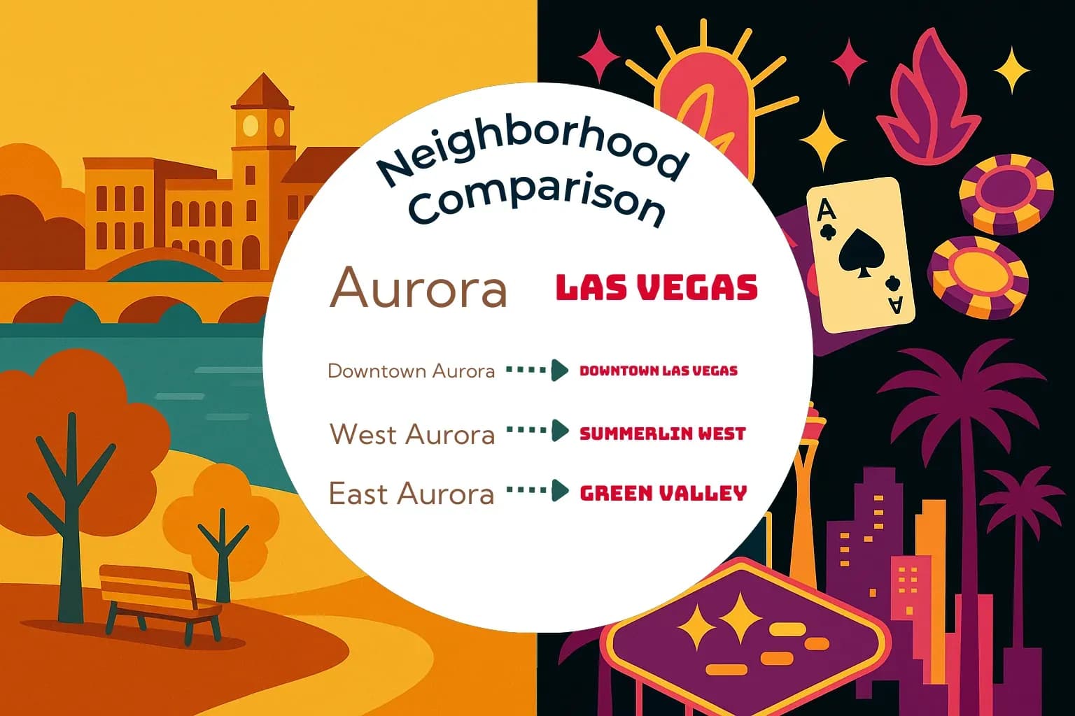 Aurora vs Las Vegas Neighborhood Comparison