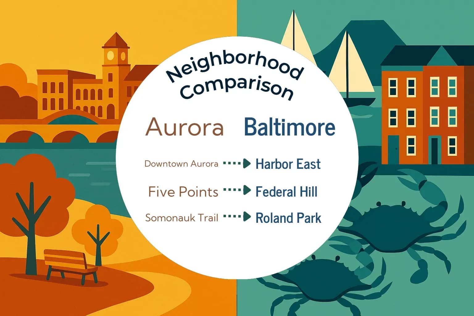 Aurora vs Baltimore Neighborhood Comparison