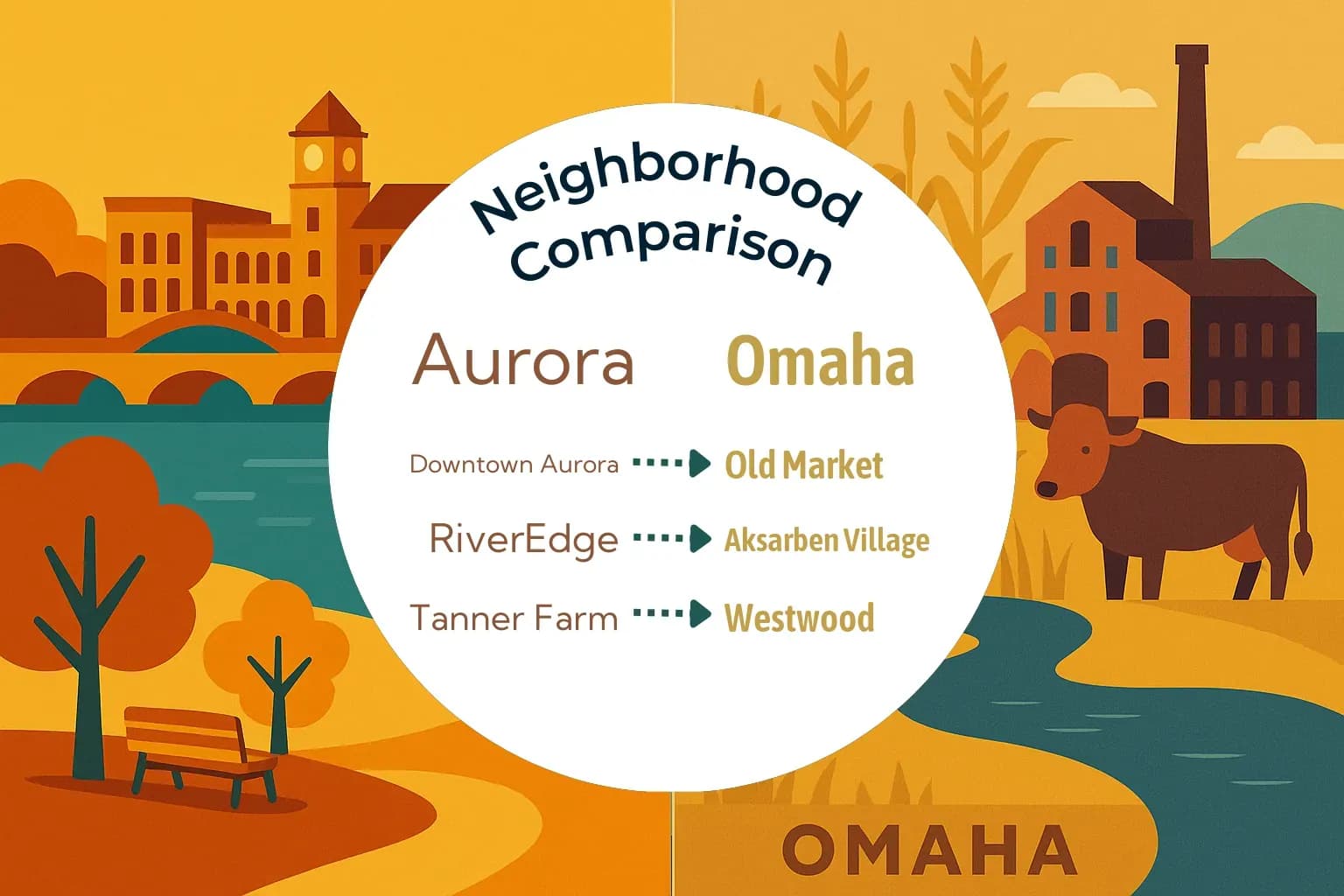 Aurora vs Omaha Neighborhood Comparison