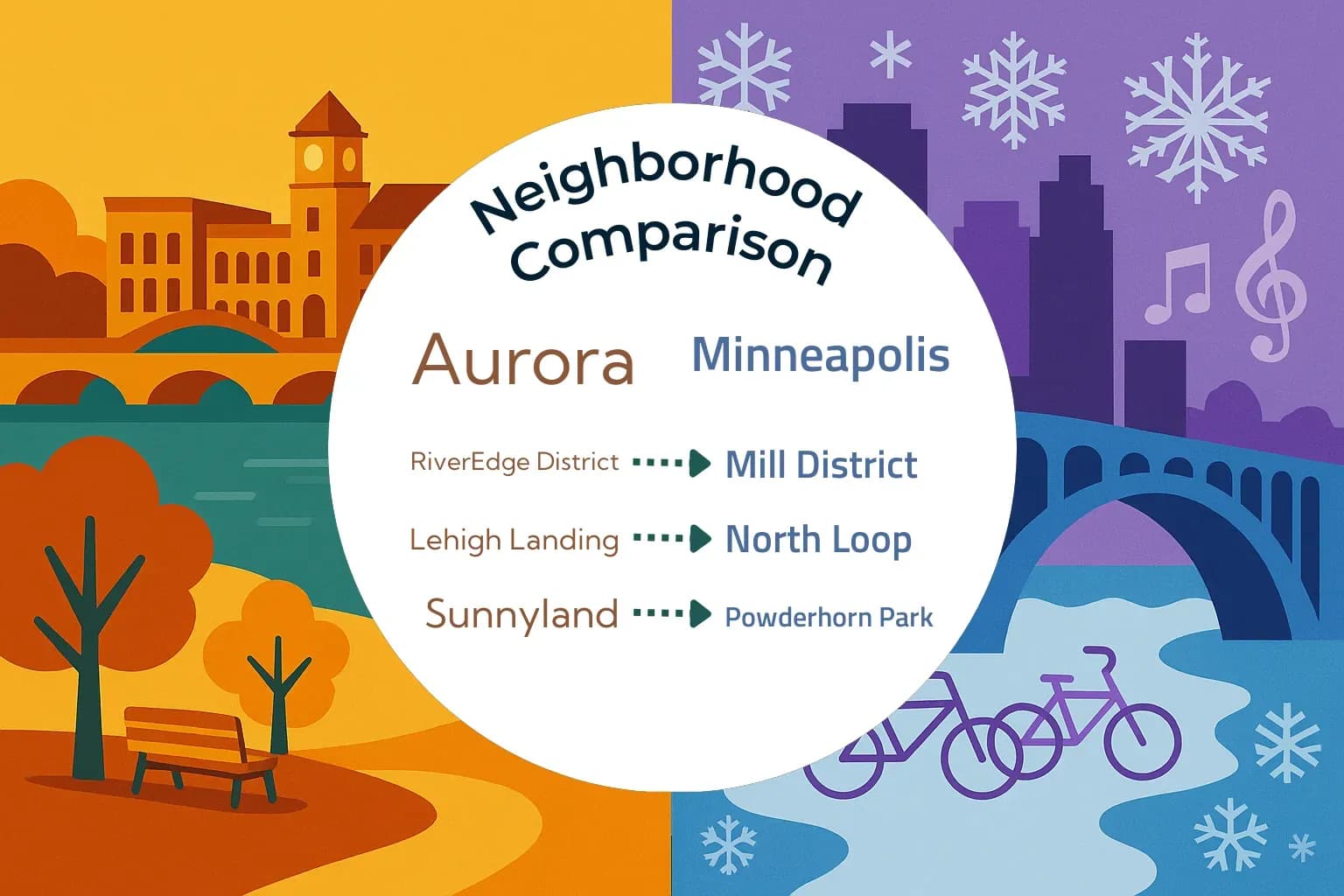 Aurora vs Minneapolis Neighborhood Comparison