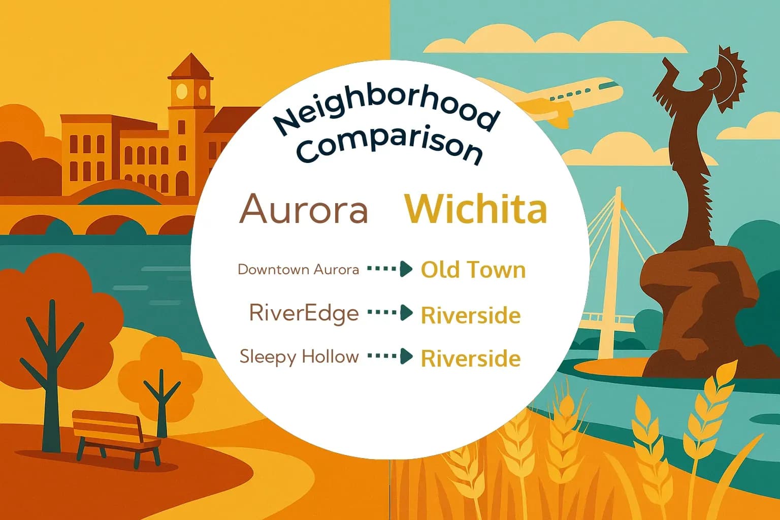 Aurora vs Wichita Neighborhood Comparison