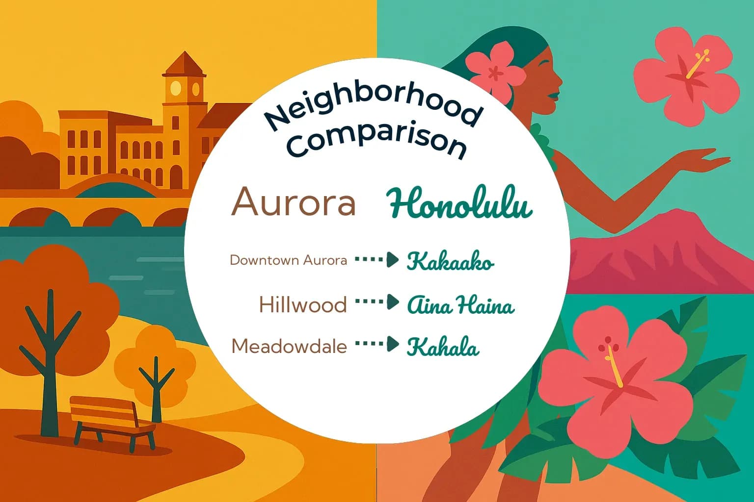 Aurora vs Honolulu Neighborhood Comparison