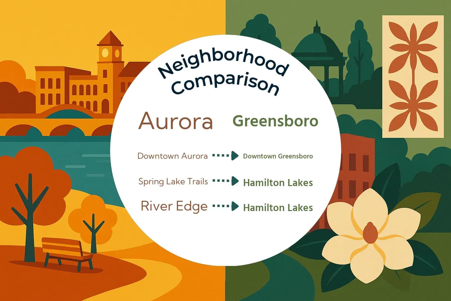 Aurora vs Greensboro Neighborhood Comparison