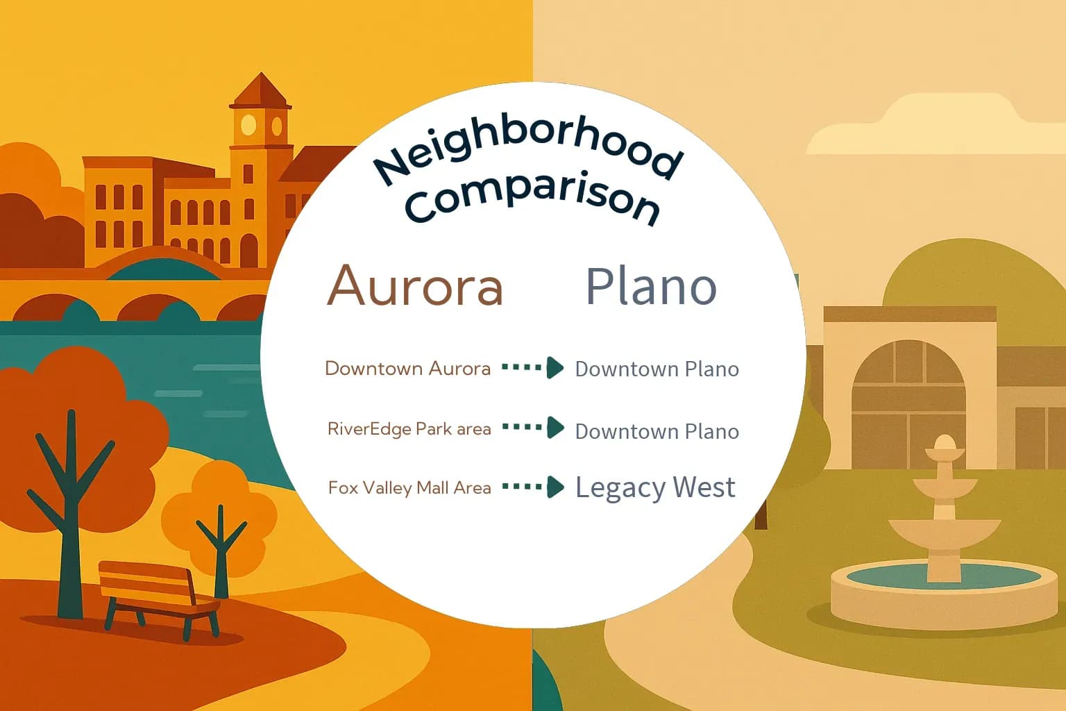 Aurora vs Plano Neighborhood Comparison