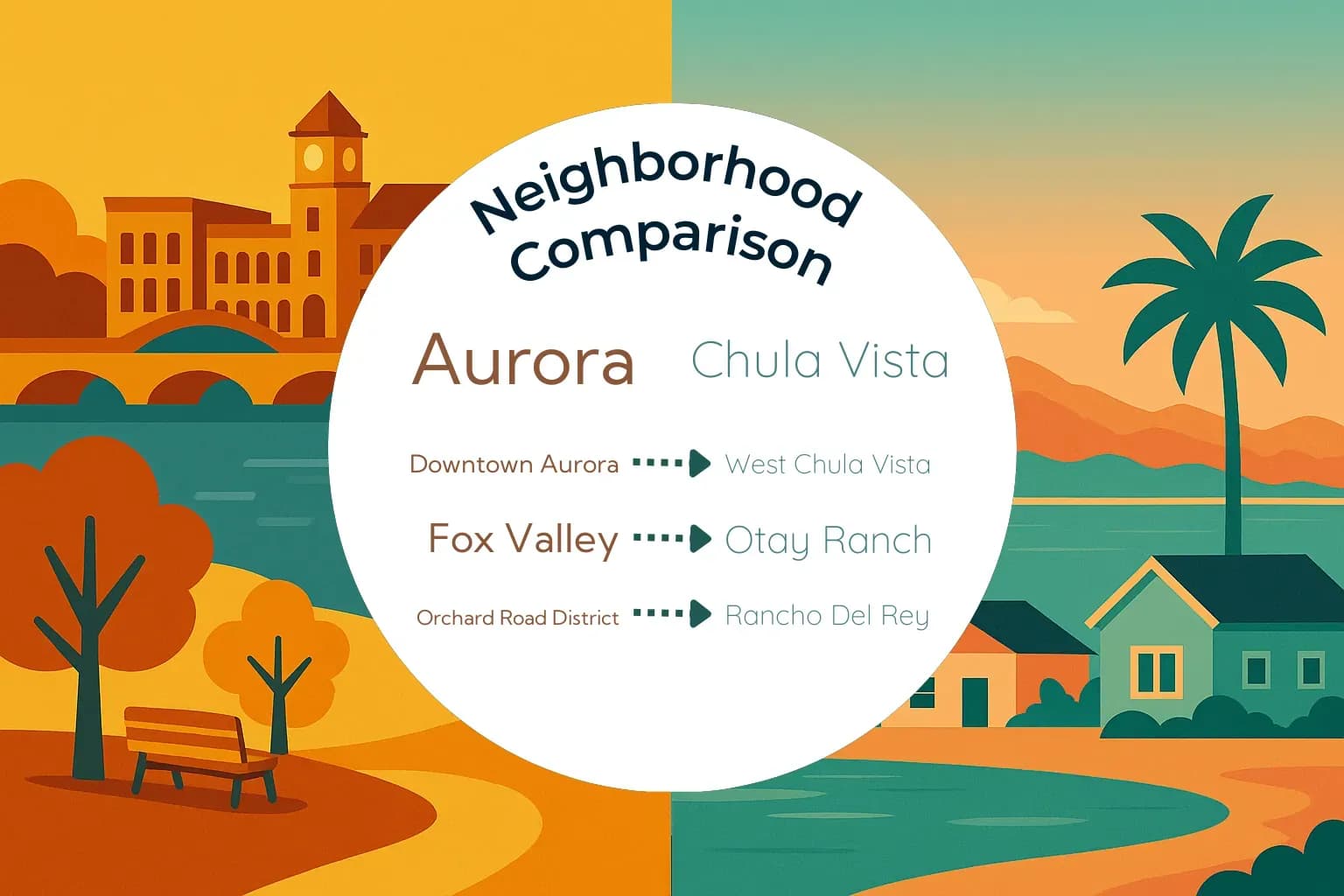 Aurora vs Chula Vista Neighborhood Comparison