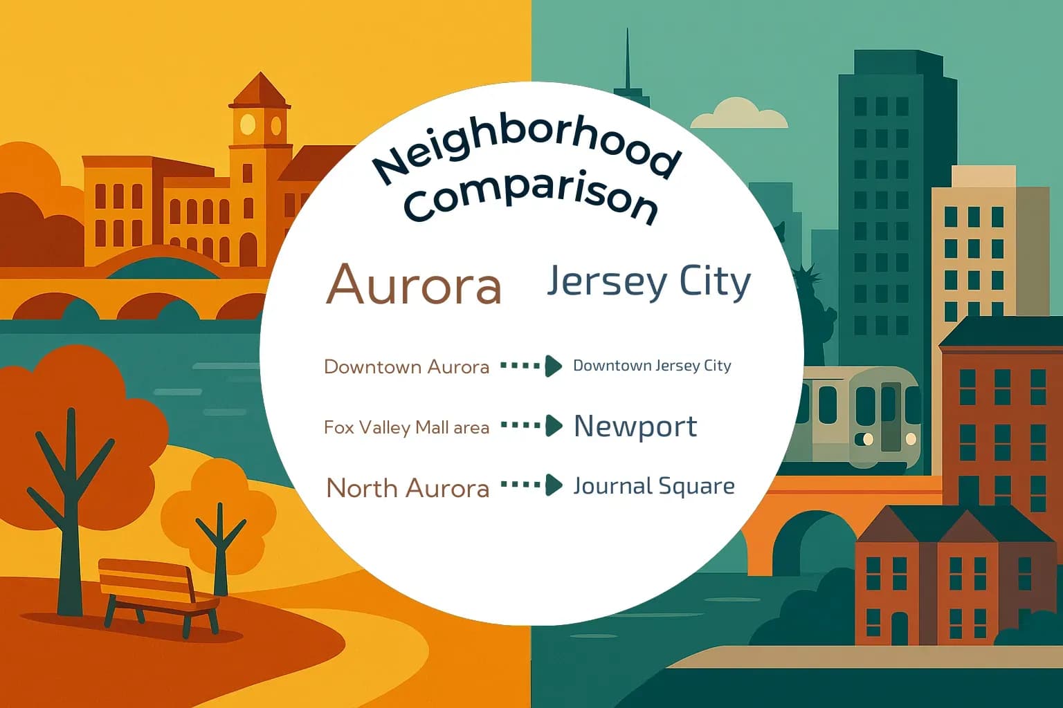 Aurora vs Jersey City Neighborhood Comparison