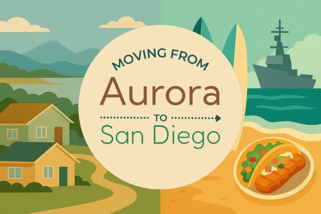 Moving from Aurora to San Diego