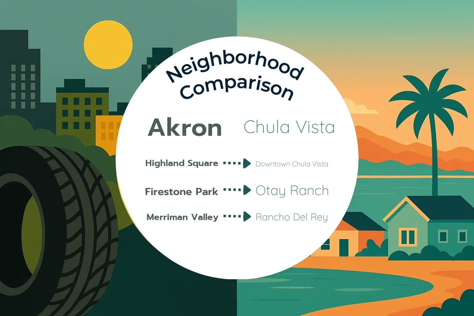 Akron vs Chula Vista Neighborhood Comparison