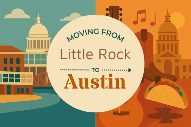 Moving from Little Rock to Austin