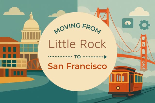 Moving from Little Rock to San Francisco