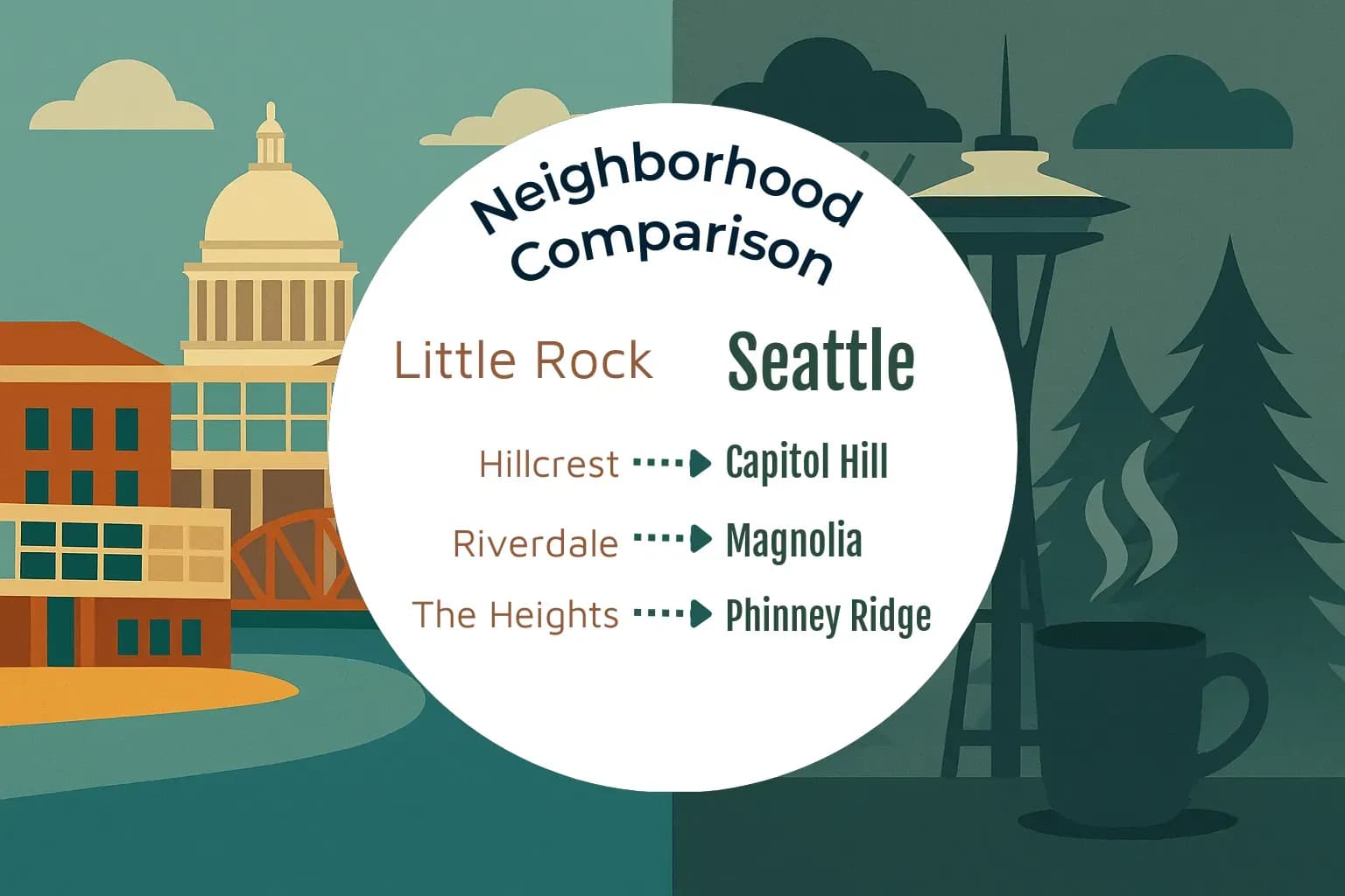 Little Rock vs Seattle Neighborhood Comparison
